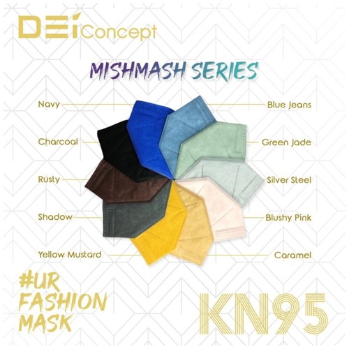 DEI MASK - Masker KN95 Mishmash Series 10's