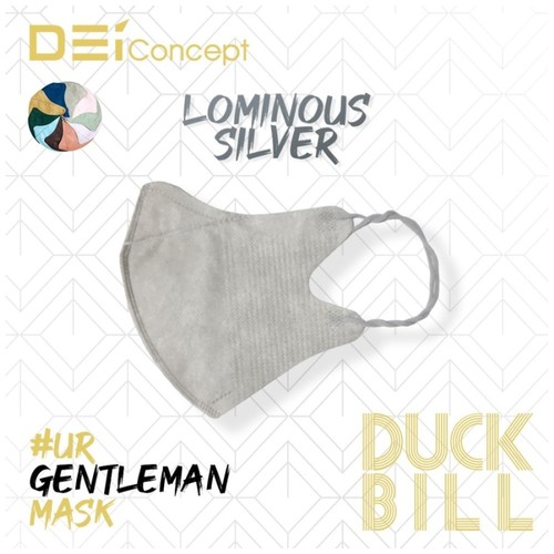 DEI MASK - Masker Duckbill Gentlemen Series [Lominous Silver] 10's