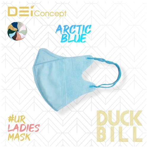 DEI MASK - Masker Duckbill Ladies Series [Arctic Blue] 10's