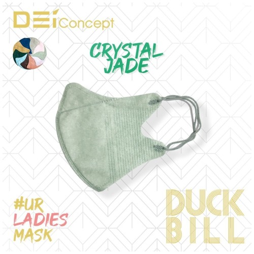 DEI MASK - Masker Duckbill Ladies Series [Crystal Jade] 10's