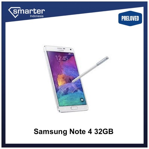 Samsung galaxy Note 4 Second Bekas Seken Original SEIN - White
