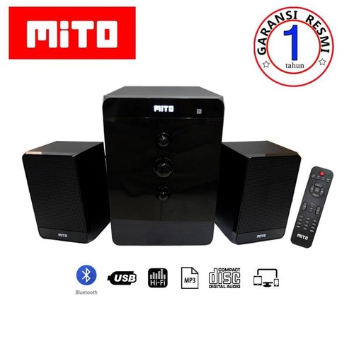 Mito 2.1 hitam speaker bluetooth