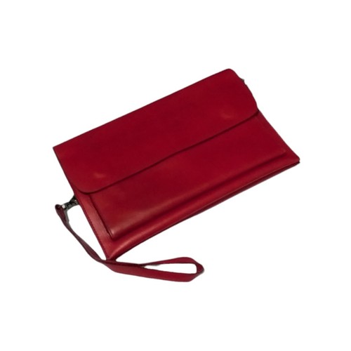 Hand Bag - Clutch Wanita Kulit Asli - Red