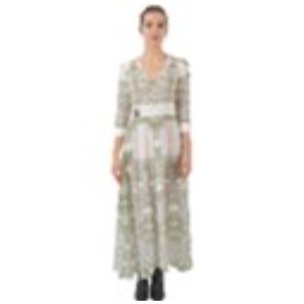 Im Button Up Boho Maxi Dres